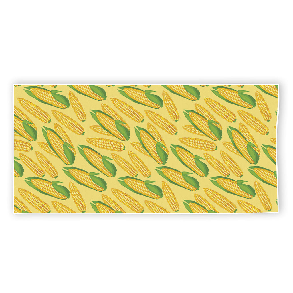 Corn Cob Pattern Print Beach Towel