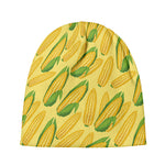 Corn Cob Pattern Print Beanie
