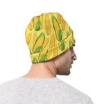 Corn Cob Pattern Print Beanie