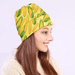 Corn Cob Pattern Print Beanie