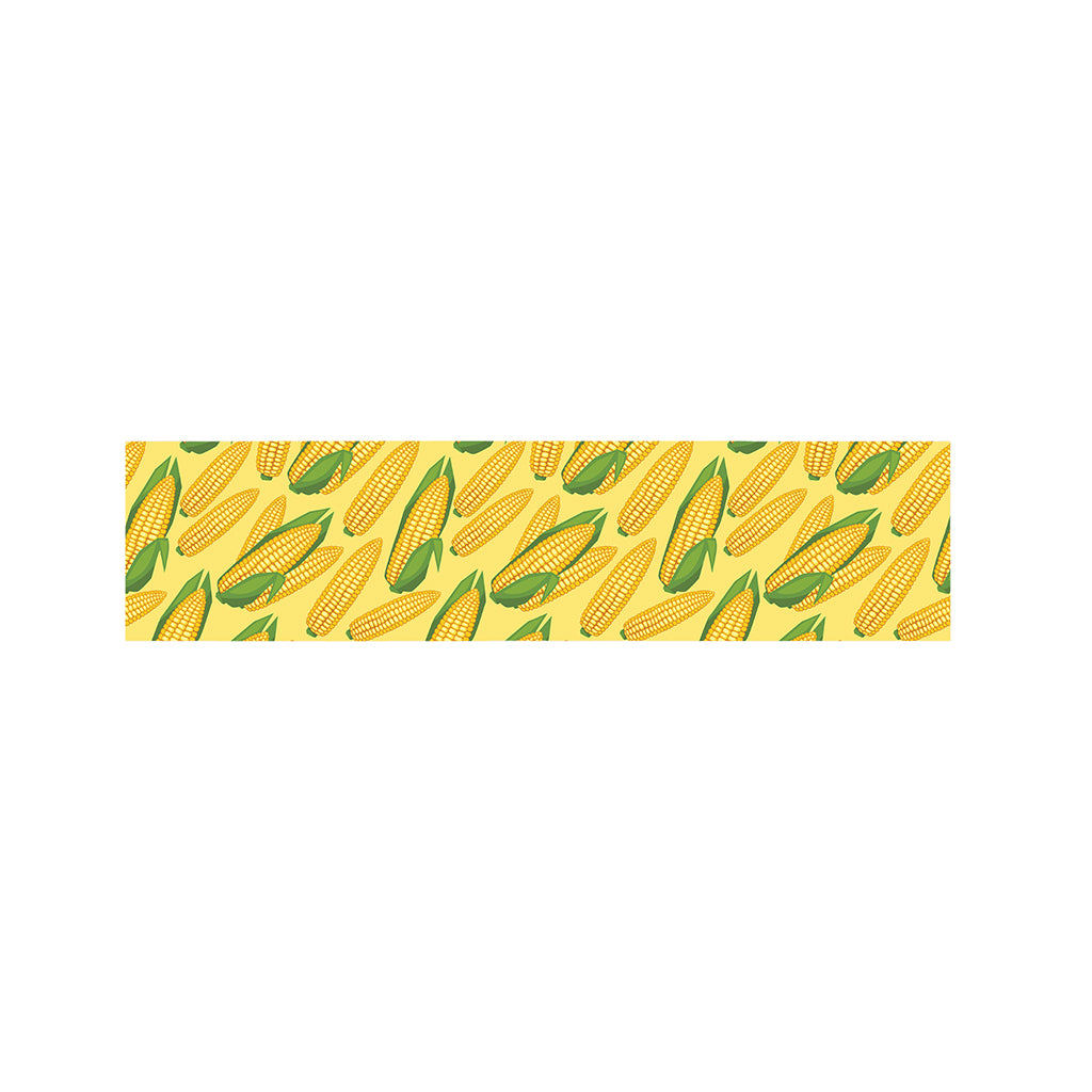 Corn Cob Pattern Print Bed Runner