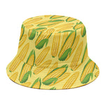 Corn Cob Pattern Print Bucket Hat