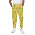 Corn Cob Pattern Print Cotton Sweatpants