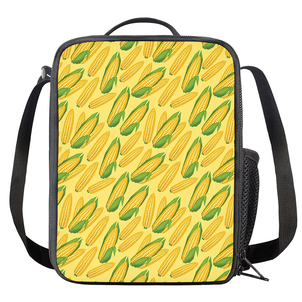 Corn Cob Pattern Print Crossbody Lunch Bag