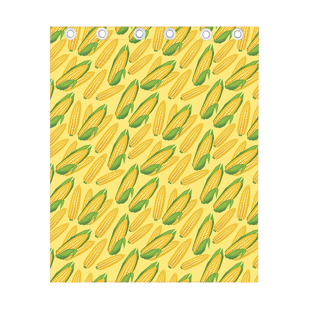 Corn Cob Pattern Print Curtain