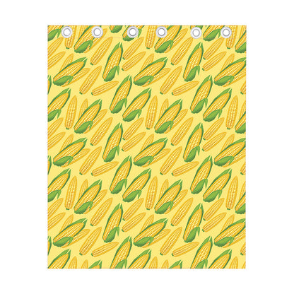 Corn Cob Pattern Print Curtain
