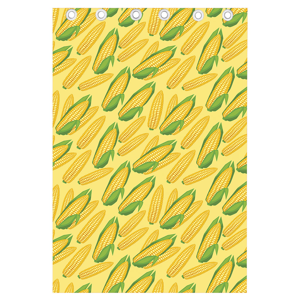 Corn Cob Pattern Print Curtain