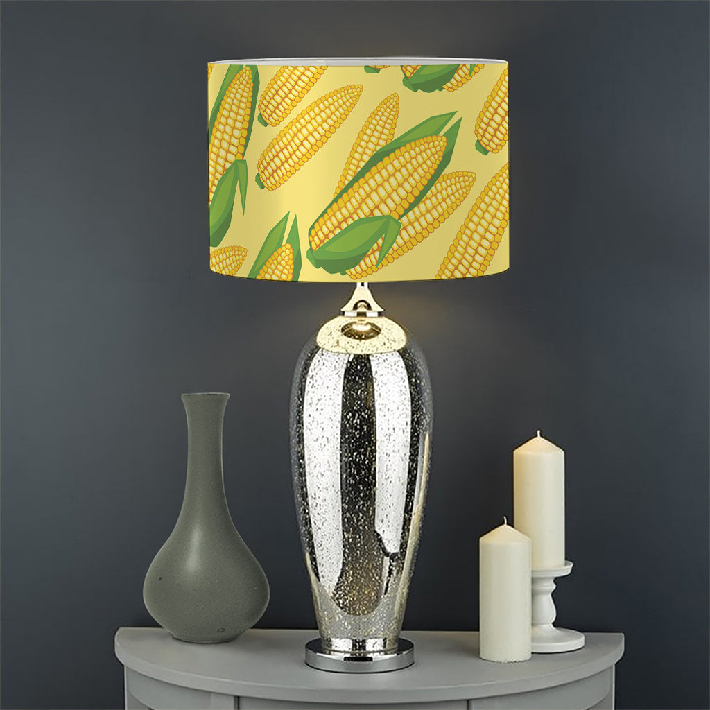 Corn Cob Pattern Print Drum Lamp Shade