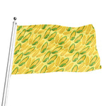 Corn Cob Pattern Print Flag