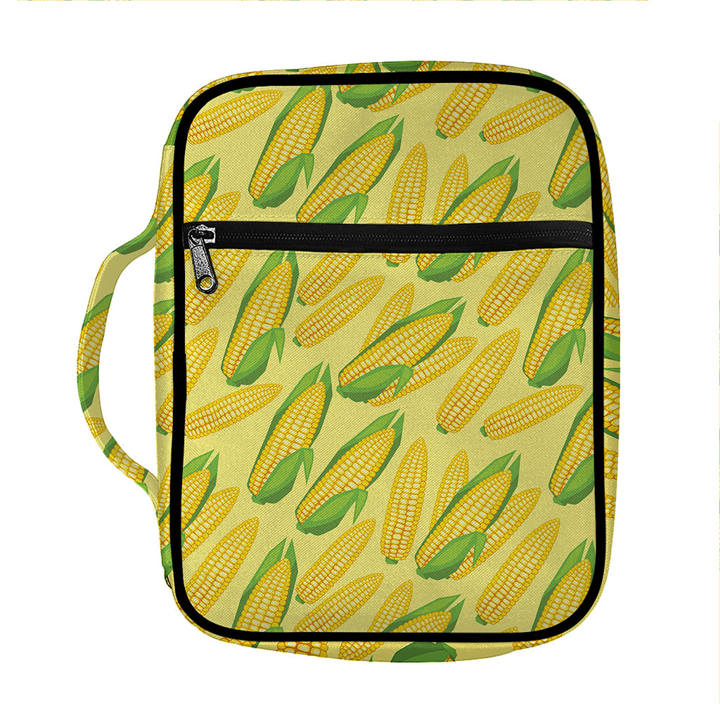 Corn Cob Pattern Print Front Pocket Bible Bag