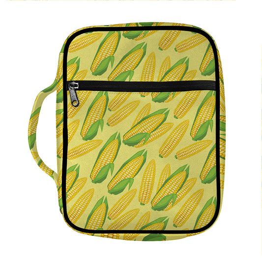 Corn Cob Pattern Print Front Pocket Bible Bag