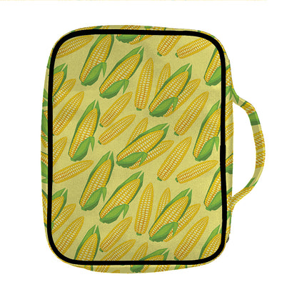 Corn Cob Pattern Print Front Pocket Bible Bag