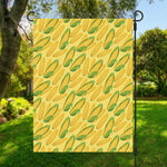 Corn Cob Pattern Print Garden Flag