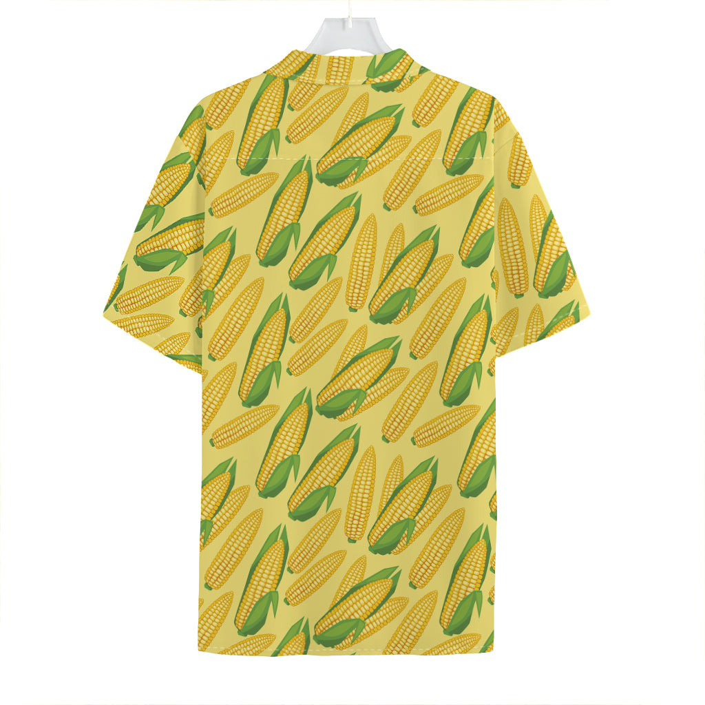 Corn Cob Pattern Print Hawaiian Shirt