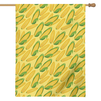 Corn Cob Pattern Print House Flag