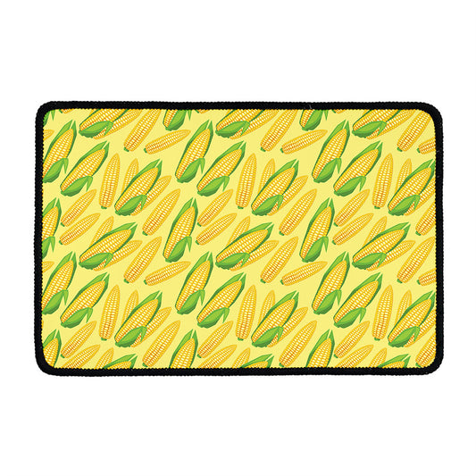 Corn Cob Pattern Print Kitchen Mat