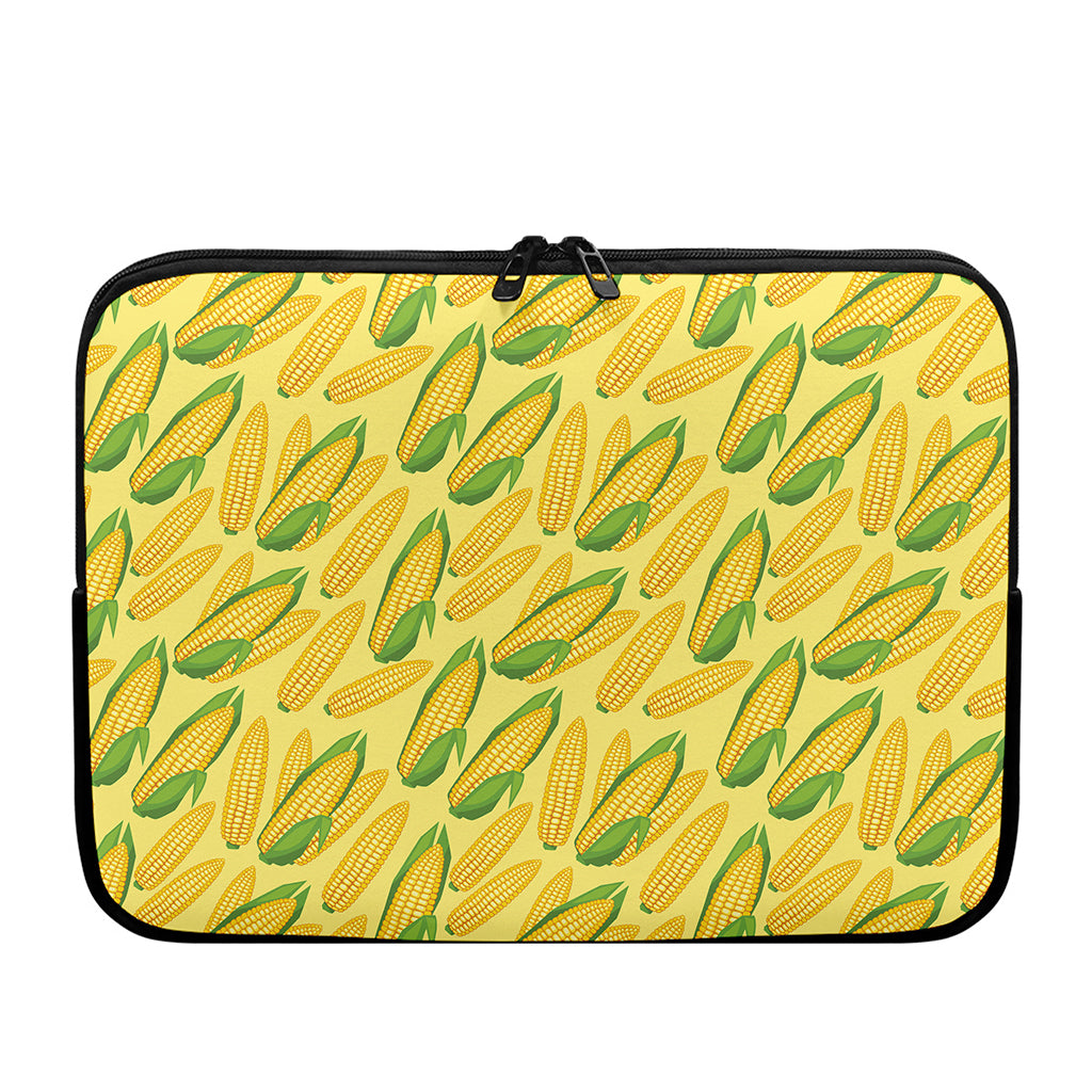 Corn Cob Pattern Print Laptop Sleeve