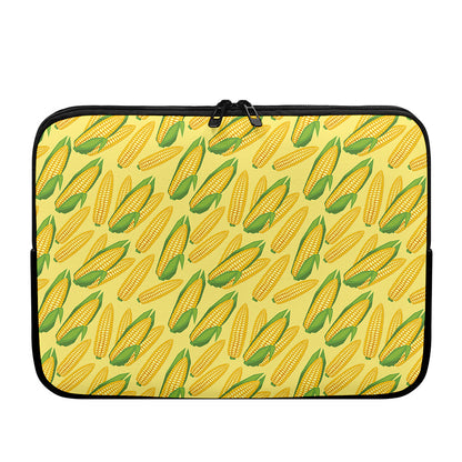 Corn Cob Pattern Print Laptop Sleeve