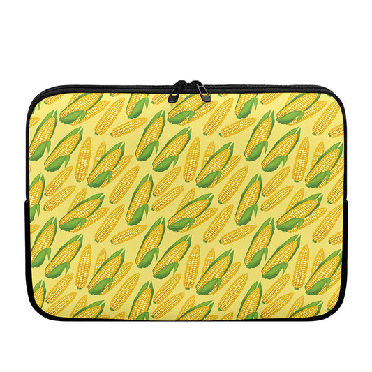 Corn Cob Pattern Print Laptop Sleeve