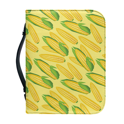 Corn Cob Pattern Print Leather Bible Cover