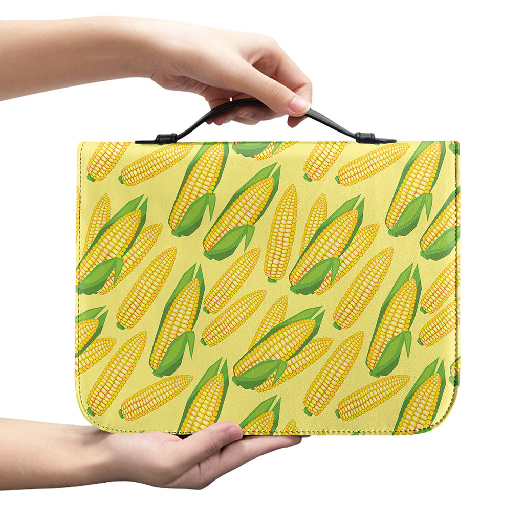 Corn Cob Pattern Print Leather Bible Cover