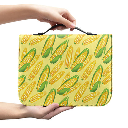 Corn Cob Pattern Print Leather Bible Cover