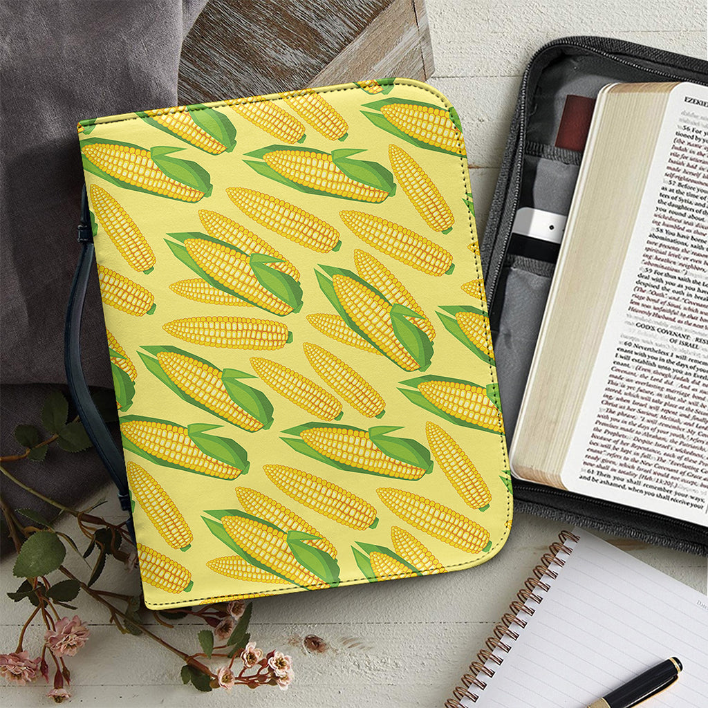 Corn Cob Pattern Print Leather Bible Cover