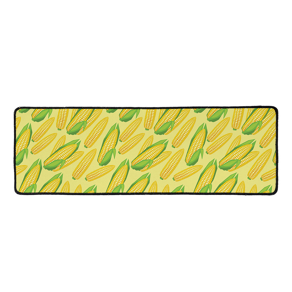 Corn Cob Pattern Print Long Kitchen Mat