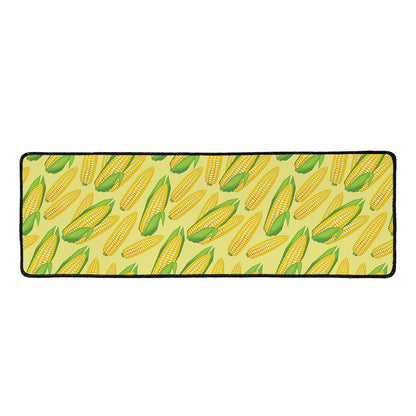 Corn Cob Pattern Print Long Kitchen Mat