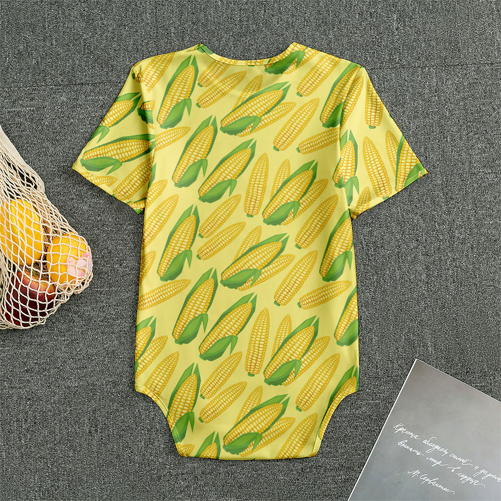 Corn Cob Pattern Print Men's Bodysuit