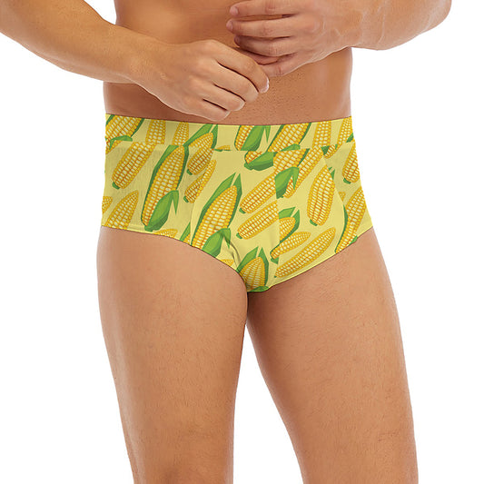 Corn Cob Pattern Print Men's Briefs