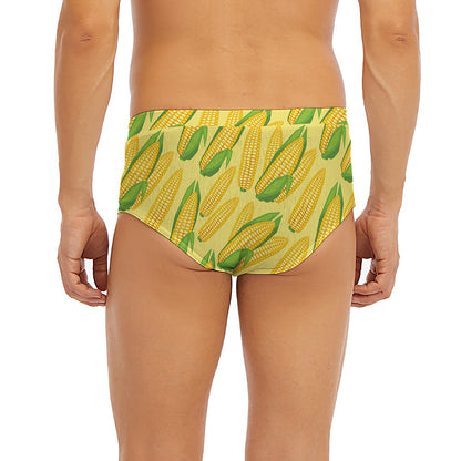 Corn Cob Pattern Print Men's Briefs