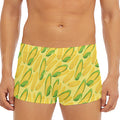 Corn Cob Pattern Print Men's Short Boxer Briefs