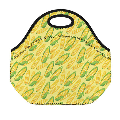 Corn Cob Pattern Print Neoprene Lunch Bag