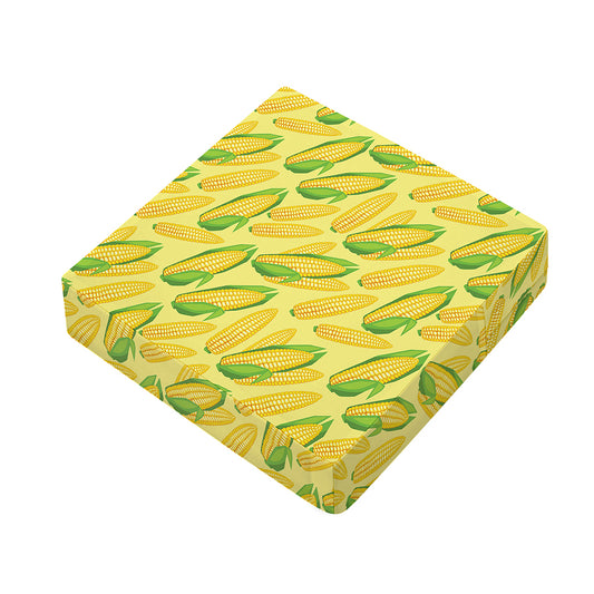 Corn Cob Pattern Print Outdoor Seat Cushion Cover