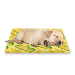 Corn Cob Pattern Print Pet Cooling Mat Cover
