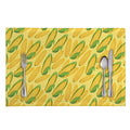 Corn Cob Pattern Print Placemat