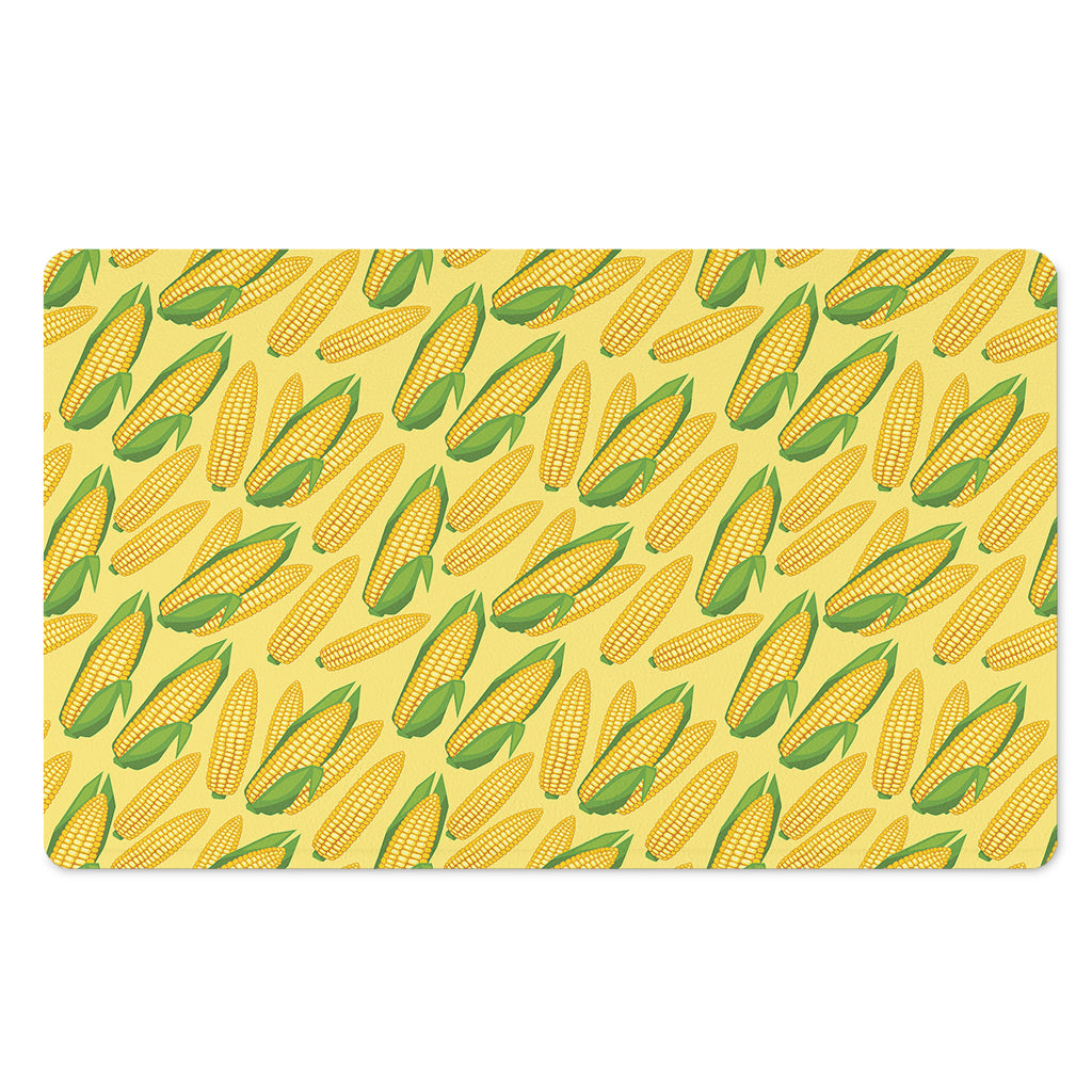 Corn Cob Pattern Print Polyester Doormat