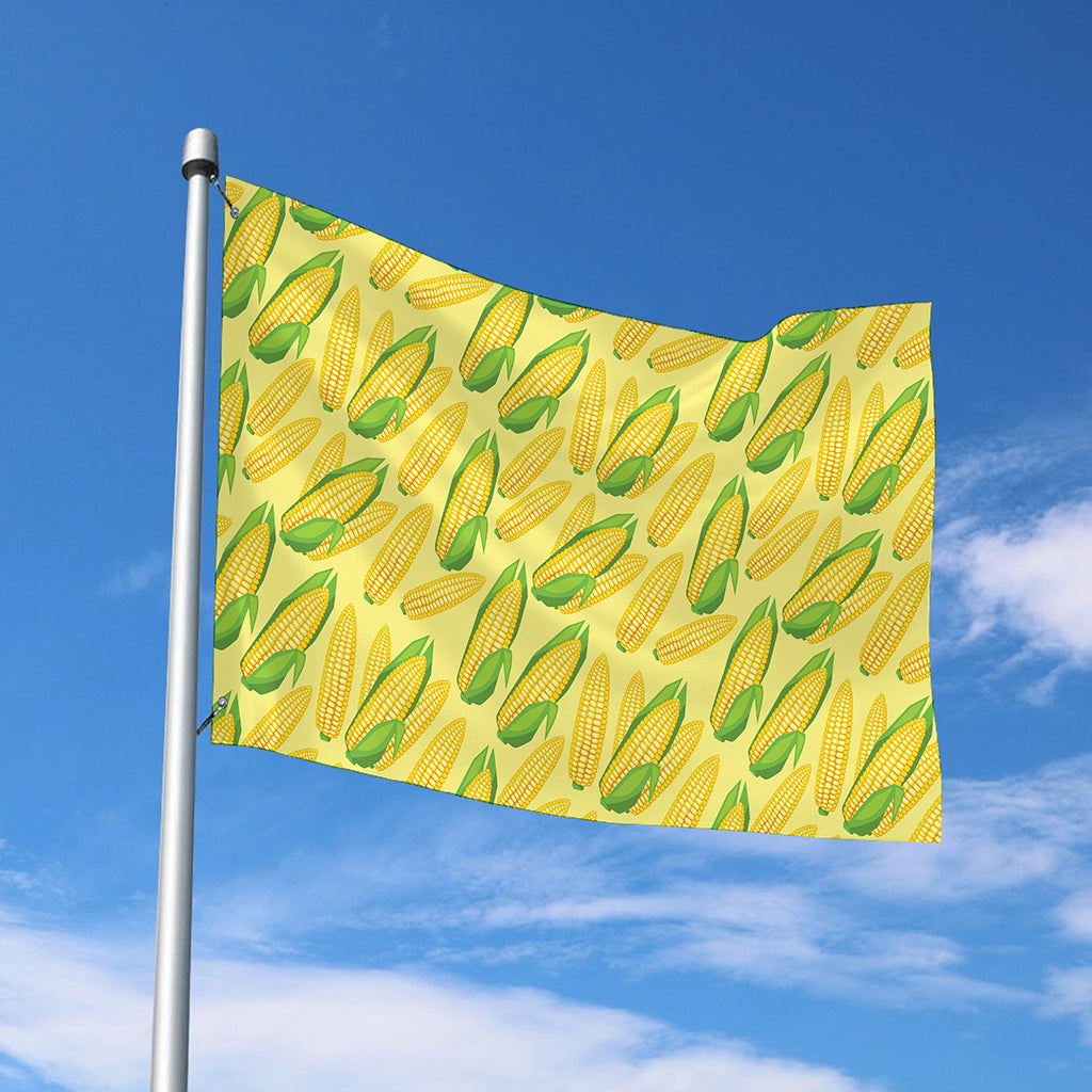 Corn Cob Pattern Print Polyester Flag
