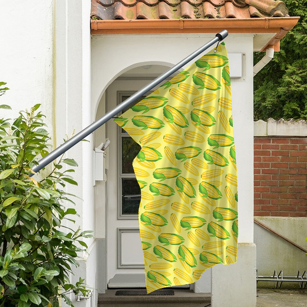 Corn Cob Pattern Print Polyester Flag