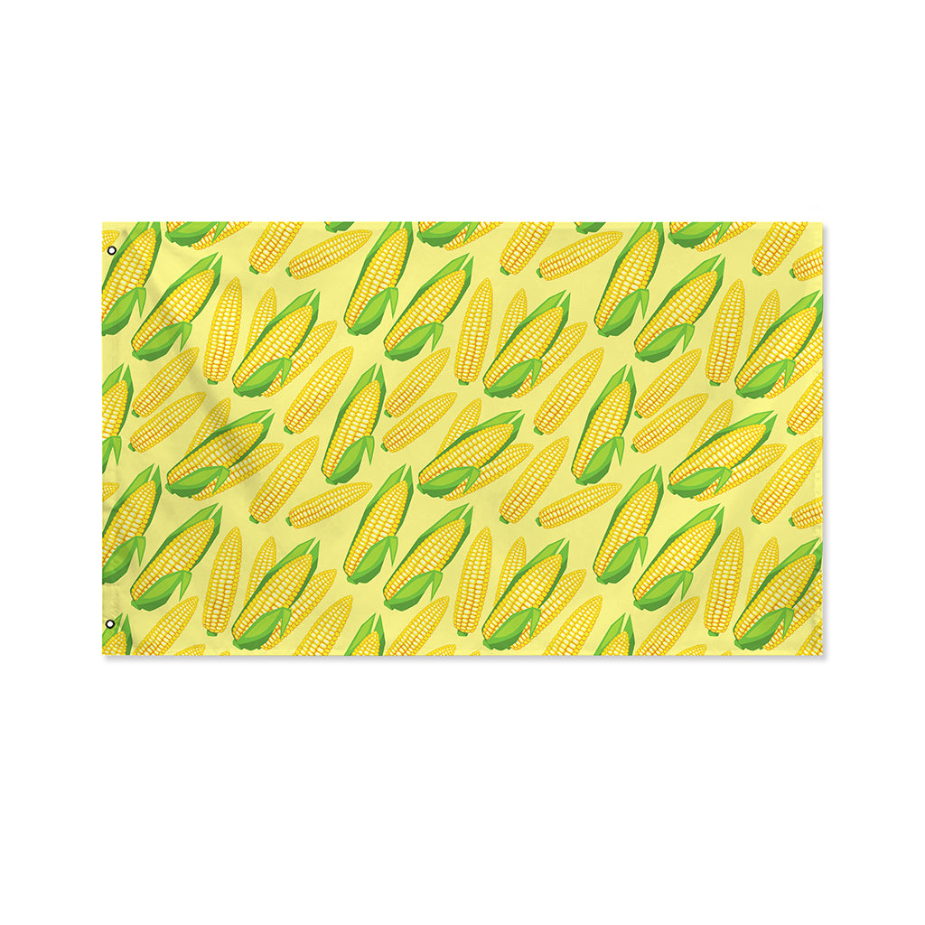 Corn Cob Pattern Print Polyester Flag