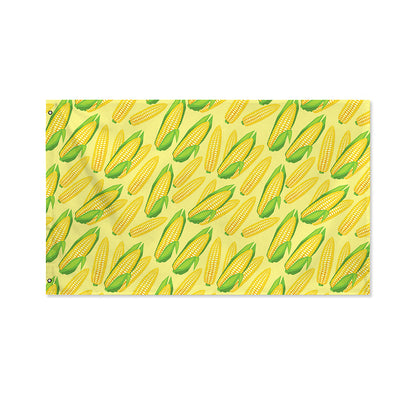 Corn Cob Pattern Print Polyester Flag
