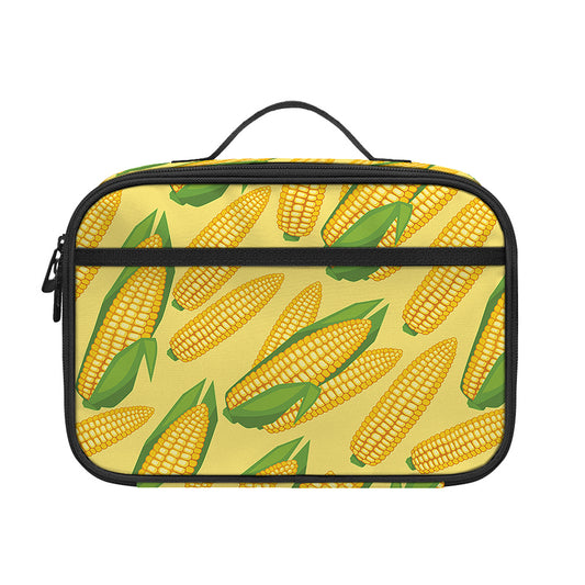 Corn Cob Pattern Print Portable Lunch Bag