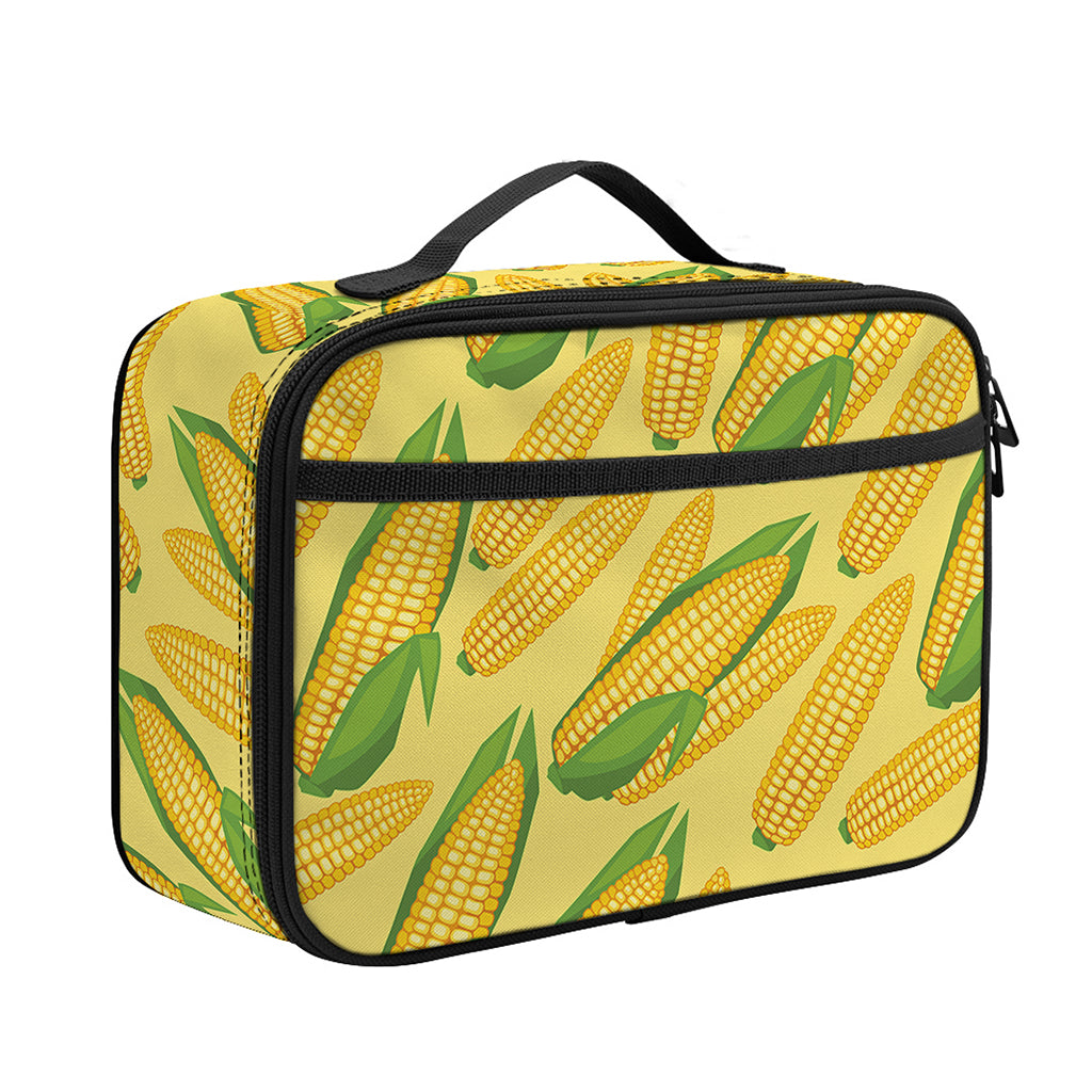 Corn Cob Pattern Print Portable Lunch Bag