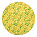 Corn Cob Pattern Print Round Blanket