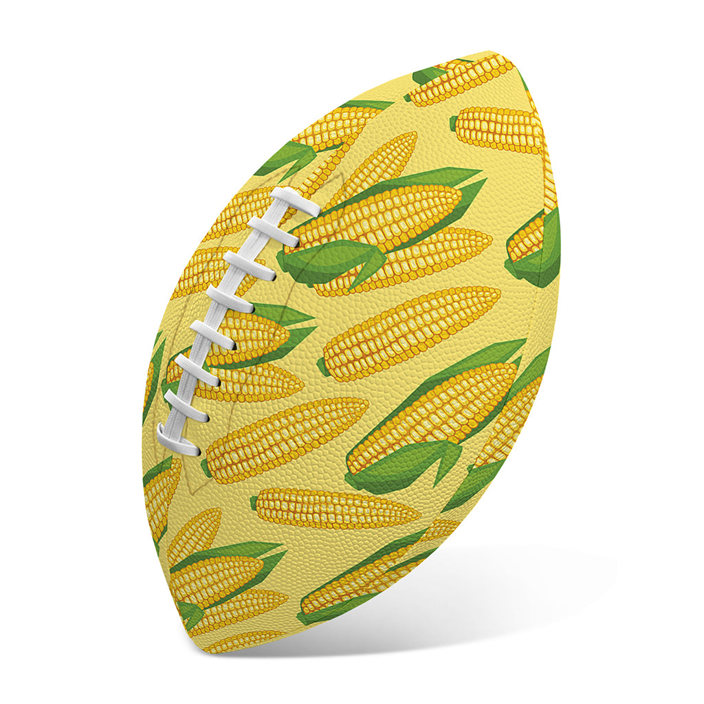 Corn Cob Pattern Print Rugby Ball