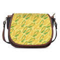 Corn Cob Pattern Print Saddle Bag