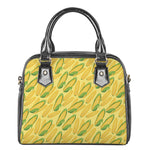 Corn Cob Pattern Print Shoulder Handbag