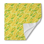 Corn Cob Pattern Print Silk Bandana