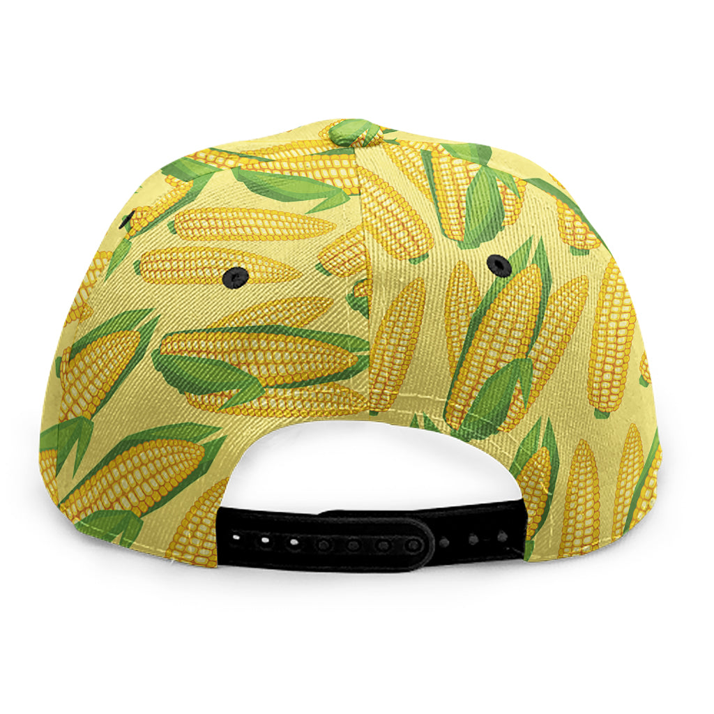 Corn Cob Pattern Print Snapback Cap
